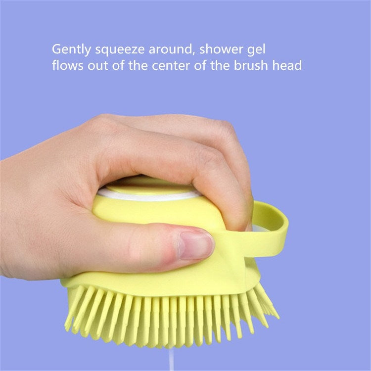 Guanti da bagno in silicone per cani 15x12 cm