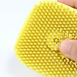 Guanti da bagno in silicone per cani 15x12 cm