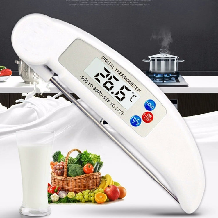 Termometro digitale pieghevole per carne e barbecue