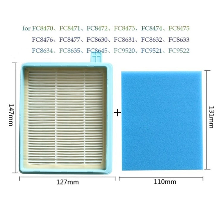 Filtro di ricambio per aspirapolvere Philips FC8471 e FC8632 - immagine 2