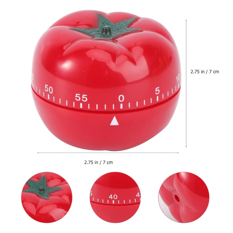 Timer meccanico da cucina a forma di pomodoro 55 min