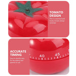 Timer meccanico da cucina a forma di pomodoro 55 min