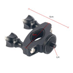 Supporto bici in alluminio per action camera DJI e GoPro