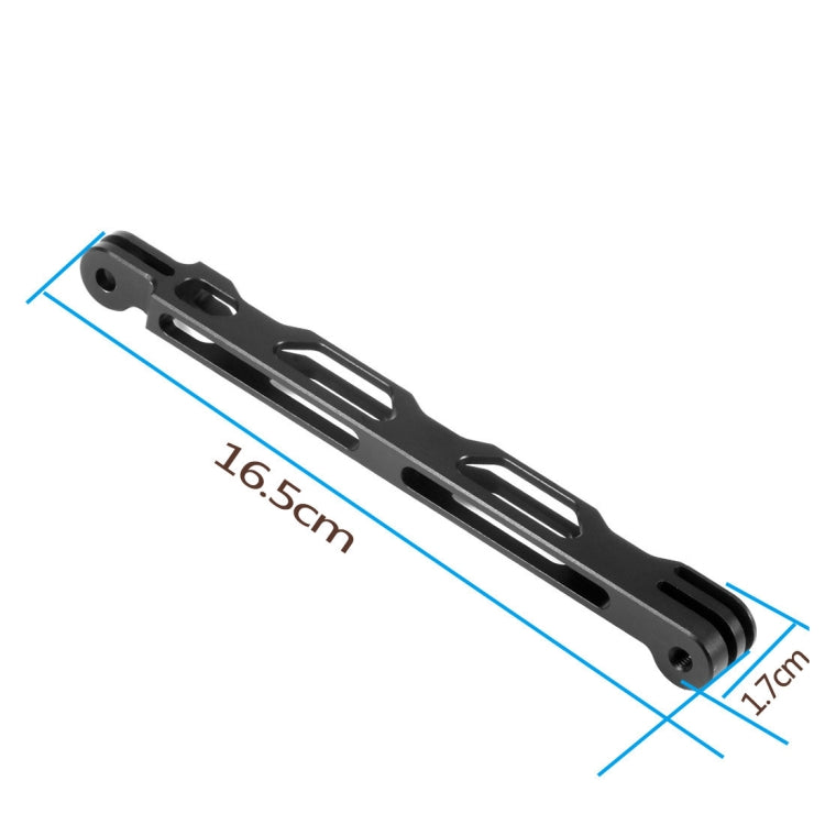 Braccio estensione in alluminio 16,5 cm per action camera