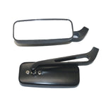 Specchietto retrovisore moto quadrato in alluminio antiriflesso