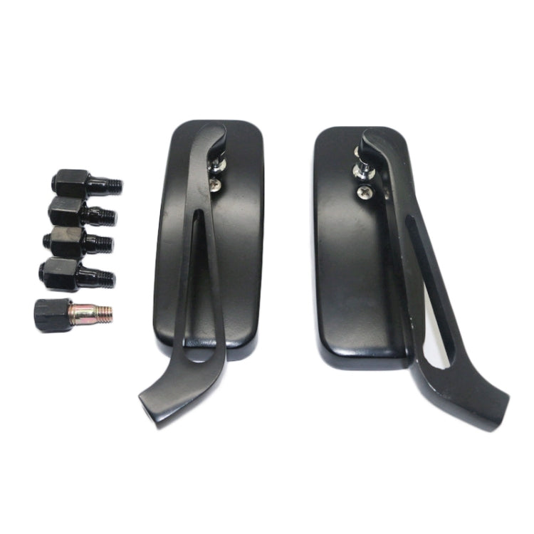 Specchietto retrovisore moto quadrato in alluminio antiriflesso