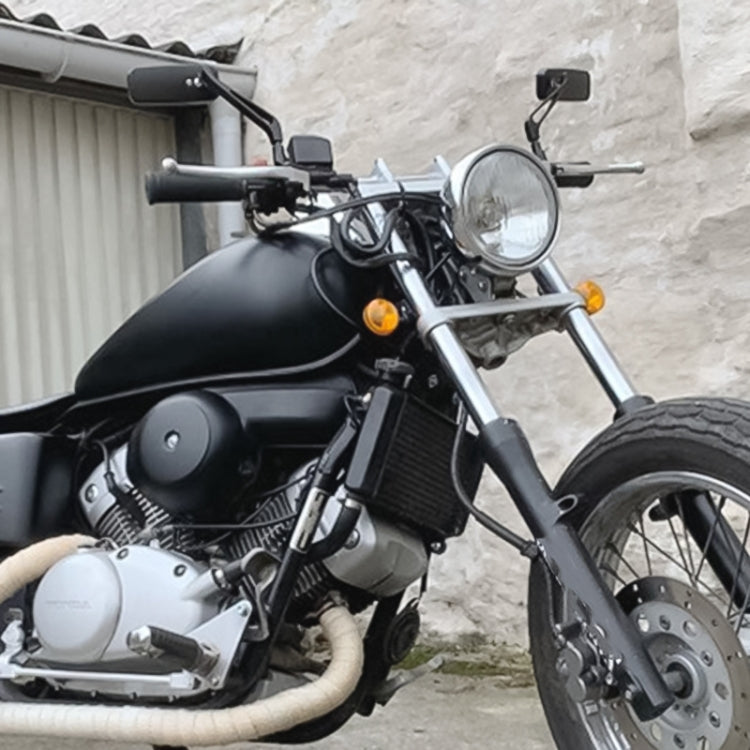 Specchietto retrovisore moto quadrato in alluminio antiriflesso