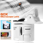 Microscopio digitale 60x per smartphone con luce LED - immagine 8
