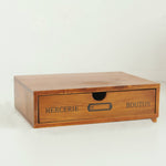 Scrivania in legno con cassetto singolo stile retrò