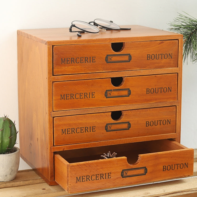 Scrivania in legno con cassetto singolo stile retrò