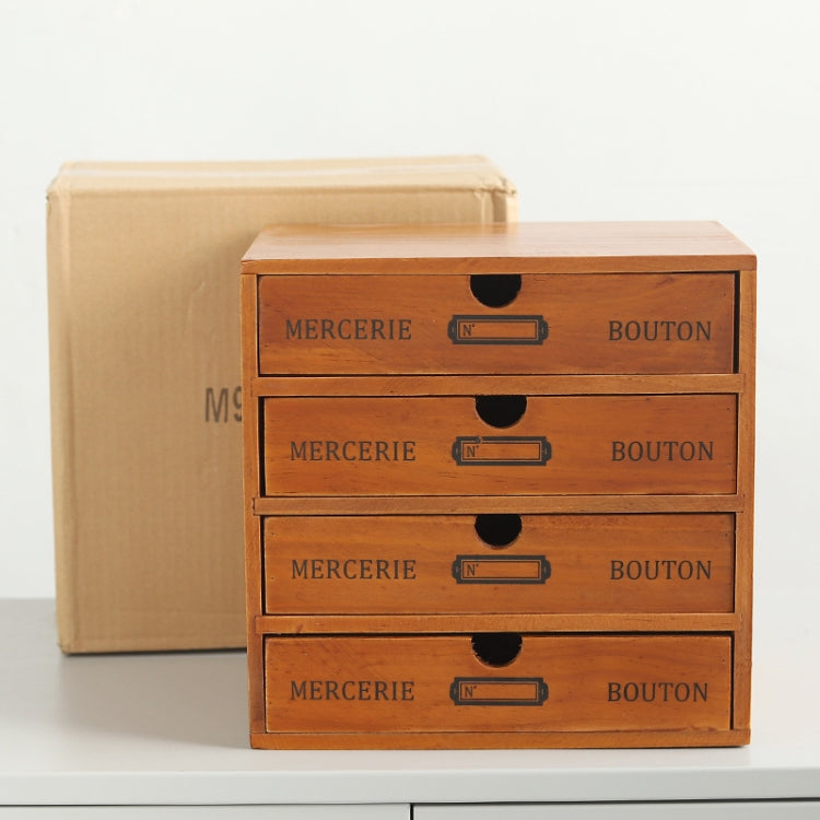 Scrivania in legno con cassetto singolo stile retrò