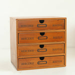 Scrivania in legno con cassetto singolo stile retrò