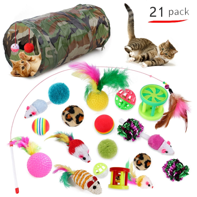Set giocattoli per gatti con topi di peluche e bastoncini