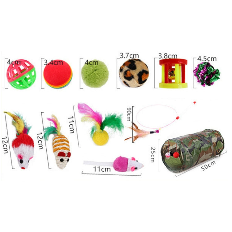 Set giocattoli per gatti con topi di peluche e bastoncini