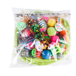 Set giocattoli per gatti con topi di peluche e bastoncini