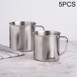 Tazza per bambini in acciaio inox 304 con coperchio e maniglia