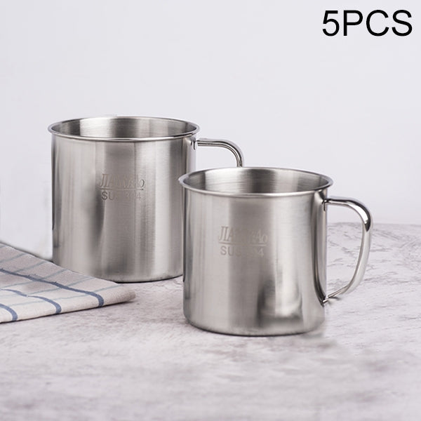 Tazza per bambini in acciaio inox 304 con coperchio e maniglia