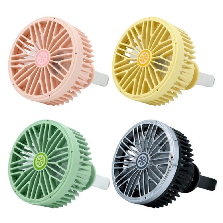 Ventilatore USB per auto con lampada LED mini