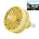 Ventilatore USB per auto con lampada LED mini