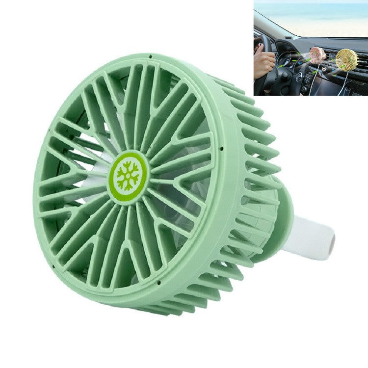 Ventilatore USB per auto con lampada LED mini