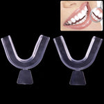 2 pezzi vassoi termoformatura paradenti dentale