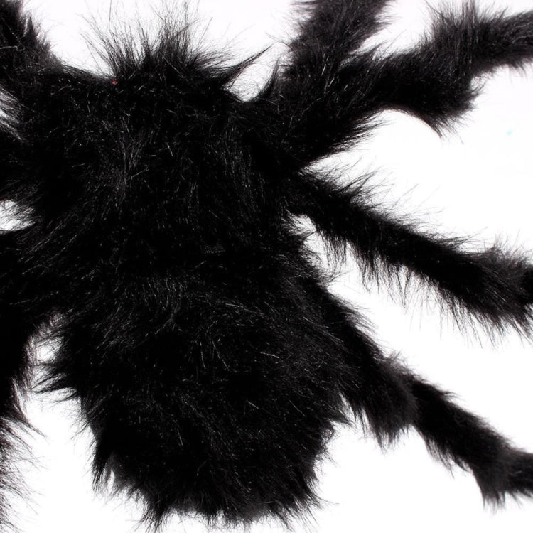 Set 2 ragni di peluche neri per Halloween 60cm