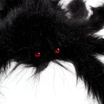 Set 2 ragni di peluche neri per Halloween 60cm