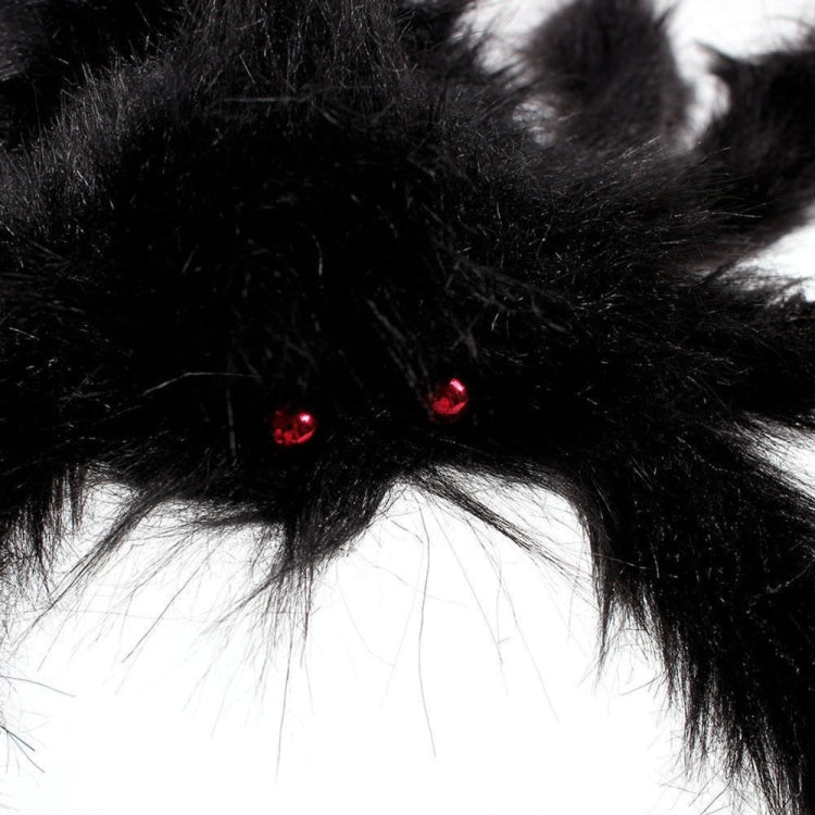 Set 2 ragni di peluche neri per Halloween 60cm