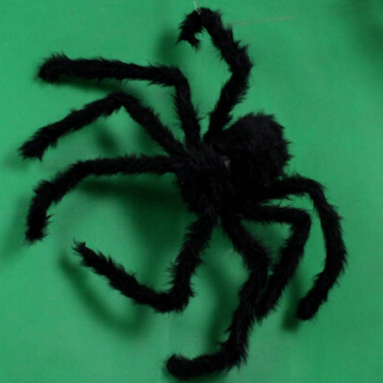 Set 2 ragni di peluche neri per Halloween 60cm