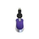 Mini mouse USB retrattile ottico 1600 DPI per computer