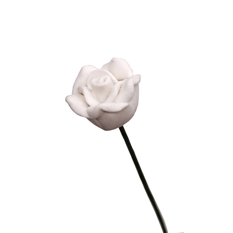 10 Rose decorative in resina per casa delle bambole 1:12