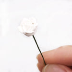 10 Rose decorative in resina per casa delle bambole 1:12