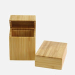 Portasigarette in legno con chiusura magnetica 12x10x5 cm