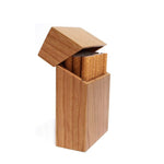 Portasigarette in legno con chiusura magnetica 12x10x5 cm