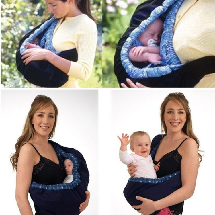 Cintura imbracatura a tracolla per neonato blu scuro