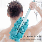 Spazzola da bagno antiscivolo con manico lungo 44 cm