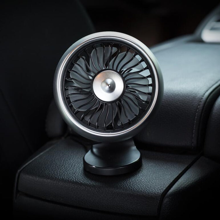 Mini ventilatore elettrico USB per auto con luce