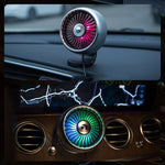 Mini ventilatore elettrico USB per auto con luce