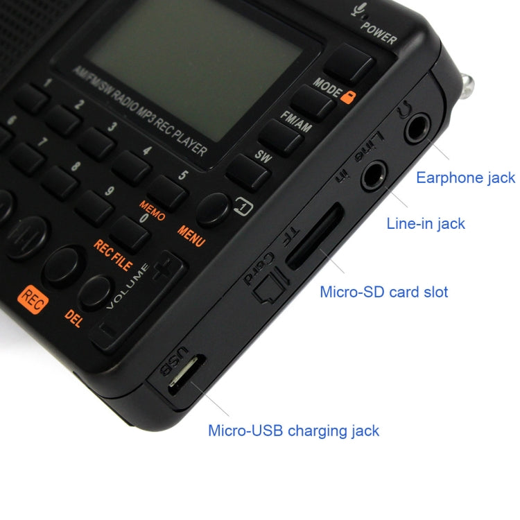 Retekess V-115 Radio portatile FM AM con lettore MP3