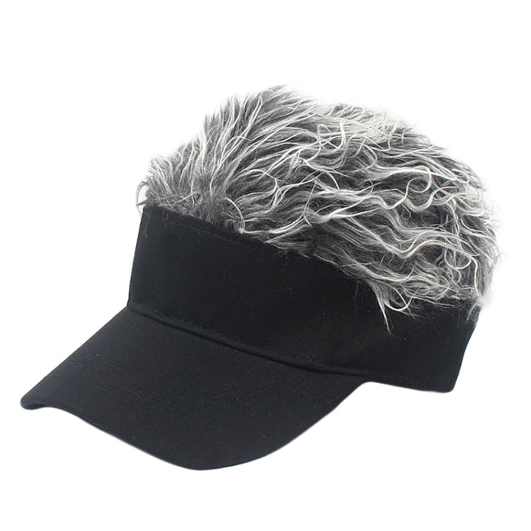 Berretto da baseball con parrucca unisex in cotone