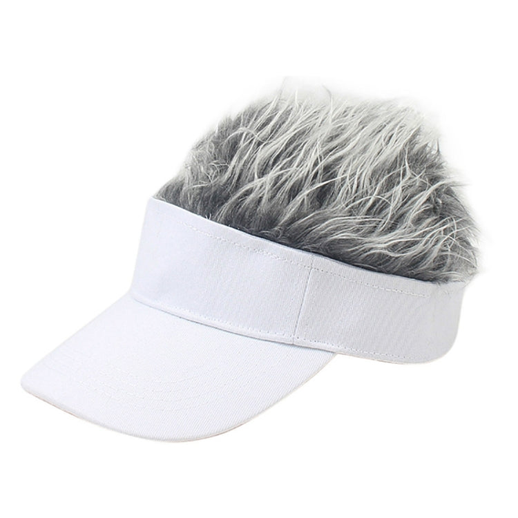 Berretto da baseball con parrucca unisex in cotone
