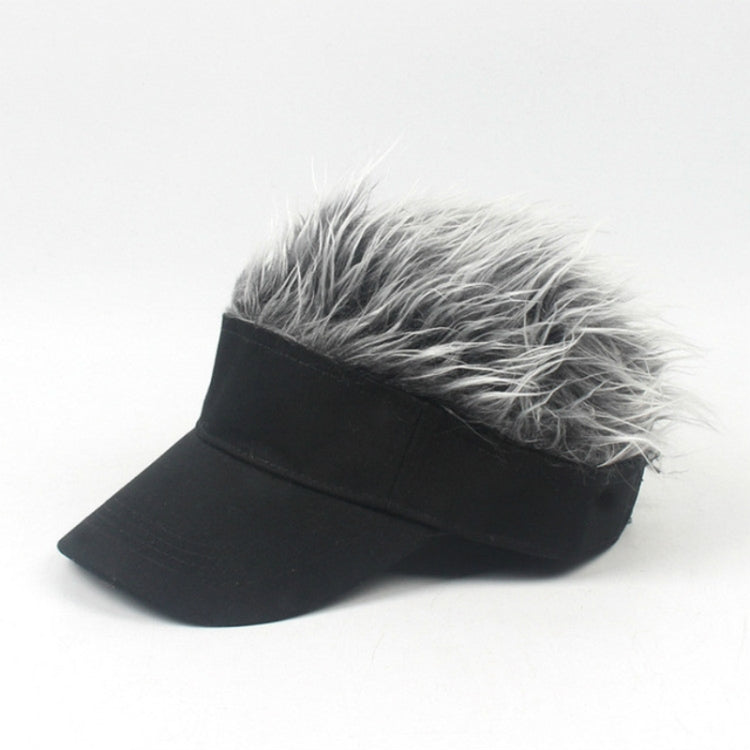 Berretto da baseball con parrucca unisex in cotone