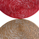 2 Tovagliette tonde in silicone PVC 38cm per tavola