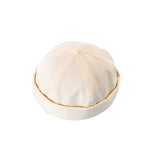 Cappello da padrone di casa in cotone e lino regolabile
