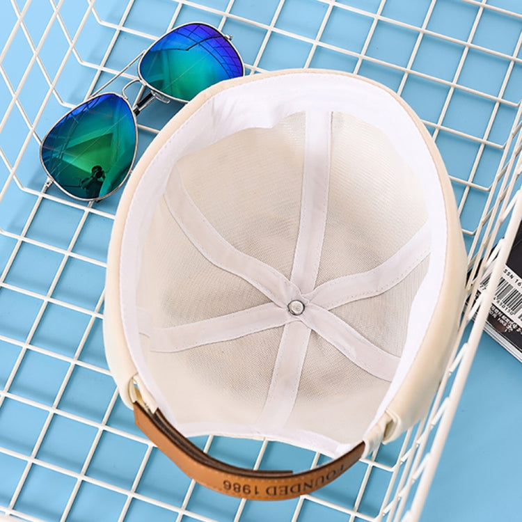 Cappello da padrone di casa in cotone e lino regolabile