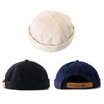 Cappello da padrone di casa in cotone e lino regolabile