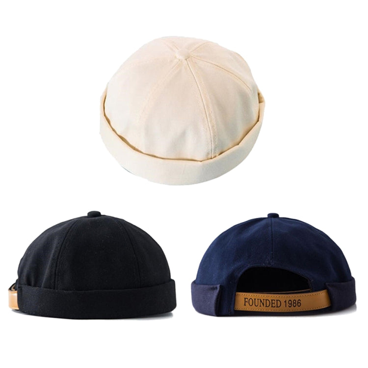 Cappello da padrone di casa in cotone e lino regolabile