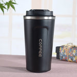 Tazza termica da viaggio in acciaio inox 304 380ml/510ml