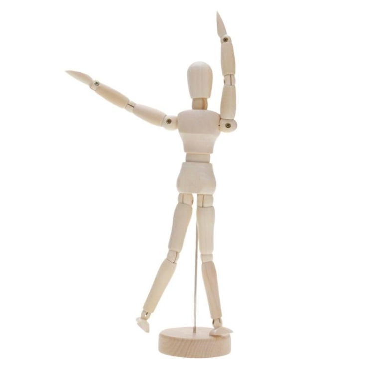 Marionetta in legno modello umanoide 16 cm
