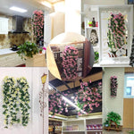 Fiore artificiale giglio appeso a parete 80 cm